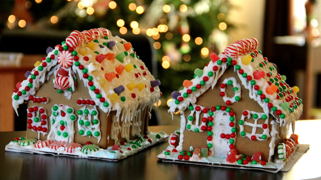 Gingerbread House for the Holidays. Holiday Migraines